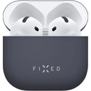 FIXED Silky Ultratenké silikonové puzdro pre Apple AirPods 4 FIXSIL-1473-BL