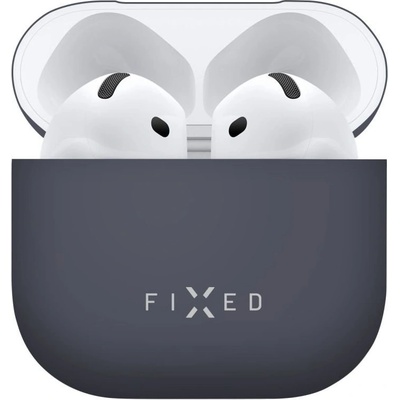 FIXED Silky Ultratenké silikonové puzdro pre Apple AirPods 4 FIXSIL-1473-BL