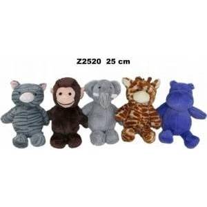 SUN-DAY Mascot Animal 5 designs 25cm 160966 mix price for 1 piece