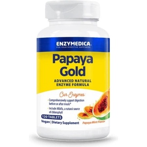 Enzymedica Papaya Gold [120 Таблетки] Папая с мента