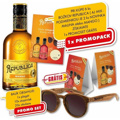 Božkov Republica Mango 20% 0,7 l (čistá fľaša)