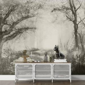 Art Gift Decor Фототапет с пейзаж - Утринна мъгла