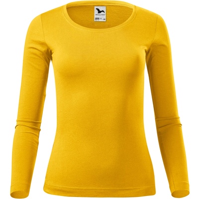 MALFINI Malfini fit-t long sleeve 169 / Дамска тениска с дълъг ръкав - жълта m (1690414)