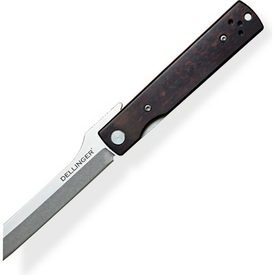 Dellinger Higonokami, prášková ocel M390 & hadí dřevo