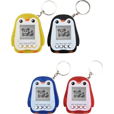 Tamagotchi v tvare tučniaka 7,5cm čierna