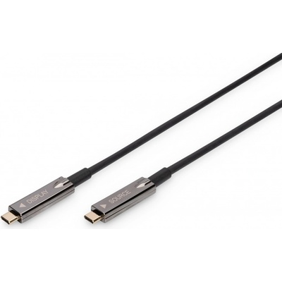 Digitus AK-330160-150-S USB, USB 3.2 Gen 1 (3.1 Gen 1) USB C, 15m, černý