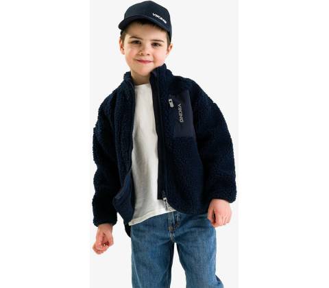 Viking Playtime Pile Midlayer Jacket navy