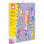 Janod Atelier Комплект Мини Оригами хартиени сгъваеми Риби (J07730)