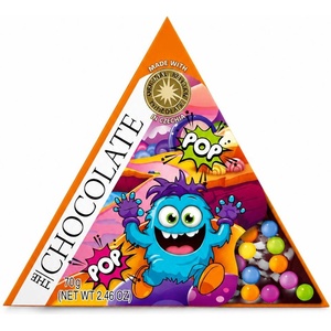 The Chocolate Млечен шоколад с пукащи бонбони и цветни дражета 70г