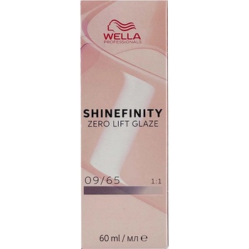Wella Shinefinity Zero Lift Glaze 60 ml деми-перманентна боя 09/65 Very Light Blonde Violet Mahogany