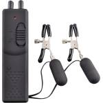 Pipedream - Fetish - вибриращи щипки за зърна (черни)