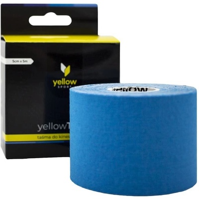 yellowSPORT by ZARYS yellowTAPE Kineziologický tejp modrá 5cm x 5m