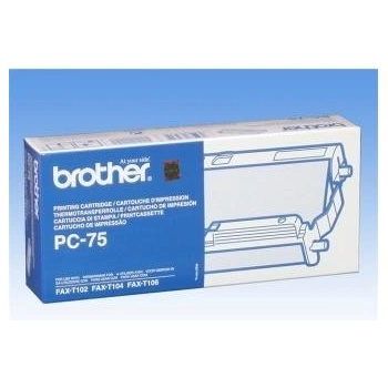 Brother PC75, 1*140стр. , Brother Fax T-104, T-106 оригинален факс фолио (PC75)