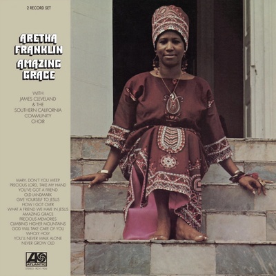 FRANKLIN, ARETHA - AMAZING GRACE - WHITE LP ALBUM LP