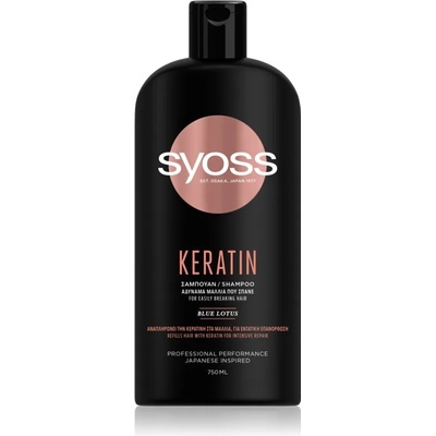 Syoss Intense Keratin шампоан с кератин срещу късане на косата 750ml