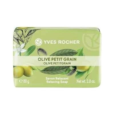 Yves Rocher Olive & Petit Grain čistiace tuhé mydlo 80 g