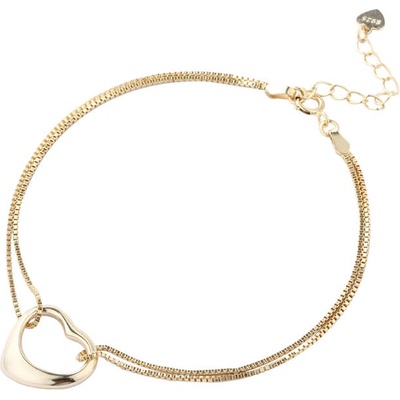 Silenti Jewelry Сребърна гривна "Жар" - Златен