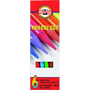 KOH-I-NOOR Progresso Woodless Coloured Pencils Комплект цветни моливи 6 бр (8755006007PZ)