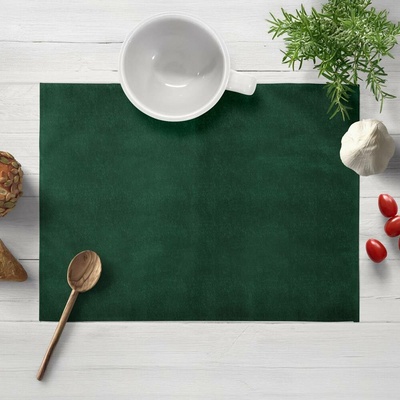 Biante Sametové prostírání Velvet Premium SVP-012 Zelené 35x45cm