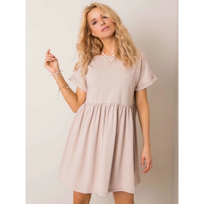 Dámske šaty RV-SK-5672.03P beige