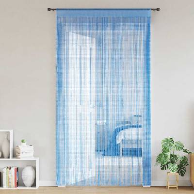 vidaXL Завеси тип „канап, 2 бр. , светлосини, 100x250 см (4102045)