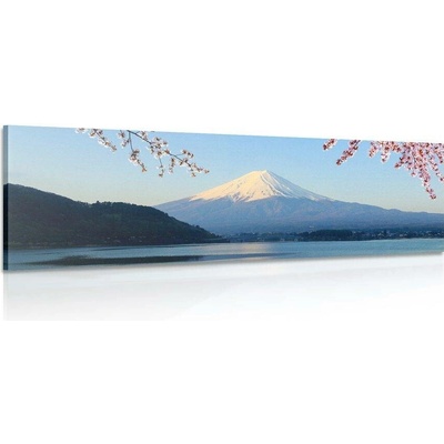 Obraz výhled na horu Fuji - 90x30