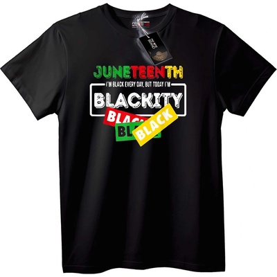 NOONEBRAND Тениска Juneteenth Blackity - 2XL, White