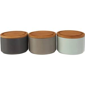 Premier Housewares Каменни кутии в комплект 3 бр. за храна Fenwick - Premier Housewares (0723018)