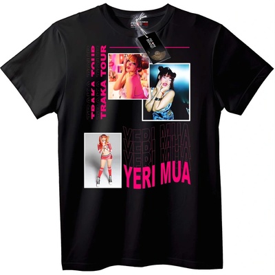 NOONEBRAND Тениска Yeri Mua Traka Турне - M, White