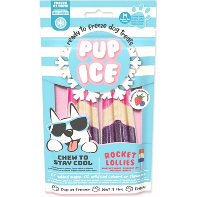 lahôdka Pup Ice chladící s jahodou a borůvkou 2ks 90 g