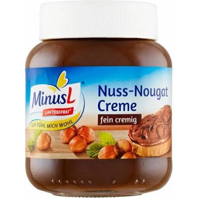 MinusL Orieškovo-nugátový krém bezlaktózový 400 g