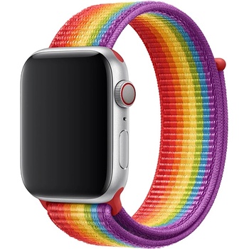 Apple Оригинална текстилна каишка за Apple Watch 42мм, 44мм - Apple Pride Edition Sport Loop (шарен) (mv9t2zm/a)