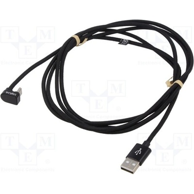 Logilink CU0193 USB 2.0, USB A vidlice,USB C vidlice, 2m, černý