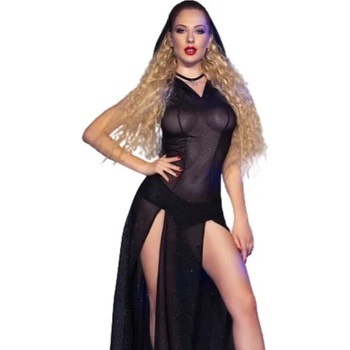 Image 1 of Сет, дълга рокля с качулка и бикини, размер S - CR 4685 Long Dress (D-240626)