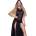 Сет, дълга рокля с качулка и бикини, размер S - CR 4685 Long Dress (D-240626)