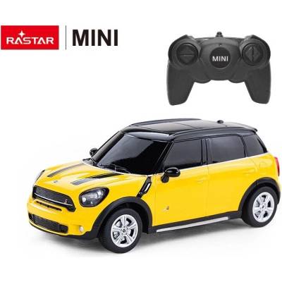 Rastar Mini Cooper S Countryman RC auto RTR 1:24 žluté