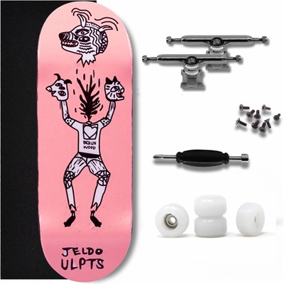 BerlinWood Fingerboard Starter Set X-Wide 33,3 5PLY Jeldo Ulpts Pro