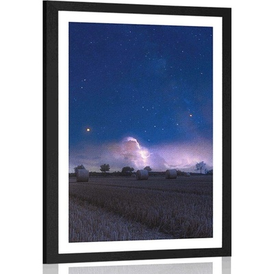 Plakát s paspartou spousta sena v měsíčním svitu - 60x90 no frame