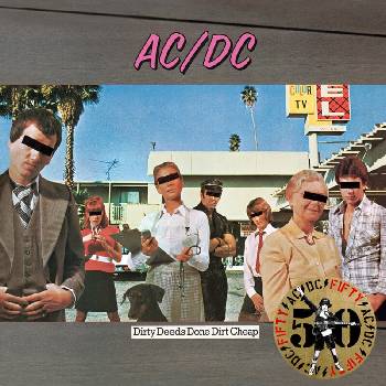 AC/DC - Dirty Deeds Done Dirt Cheap (Gold Metallic Coloured) (Limited Edition) (LP) (0196588345814)