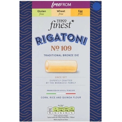 Tesco Finest Rigatoni bezgluténové sušené bezvaječné cestoviny 500 g