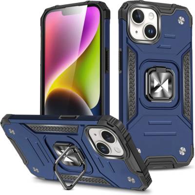 Wozinsky Кейс Wozinsky Ring Armor за iPhone 15 Plus, син