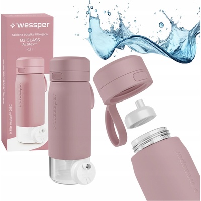 Wessper B2 Glass Actitex 0,5 l růžová