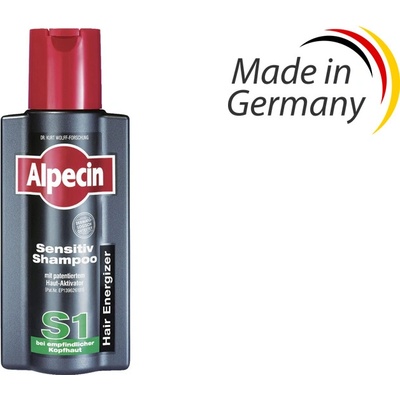 Alpecin Sensitive S1 šampon pro citlivou pokožku hlavy 250 ml
