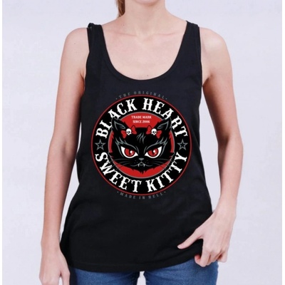 Black Heart tielko KITTY čierna