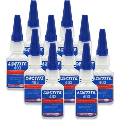 Loctite 403 sekundové lepidlo 20 g 10 ks