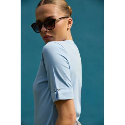 Moodo Светлосиня памучна тениска Moodo Moodo | Sin | ЖЕНИ | 38