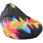 PUFRELAX Пуф, круша, водоустойчив, перящ се калъф, 320л (puf-g-ngr-texp-fes) - topmarket