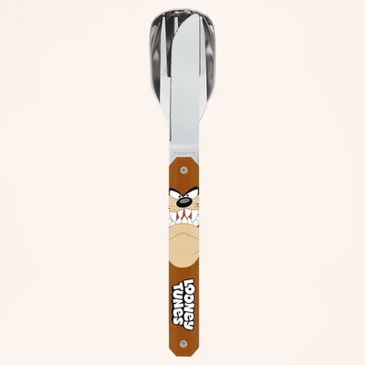 AKINOD Комплект за хранене Akinod Straight Cutlery 12H34, Taz (A01MWRN06)