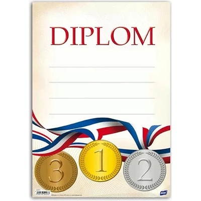 Diplom s medailami A4