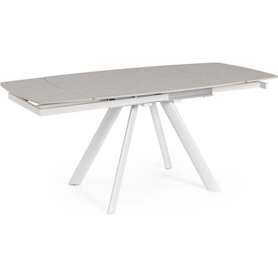 Bizzotto Raili МАСА 119.5/180x85 БЯЛА/СВЕТЛОСИВА (0731533)